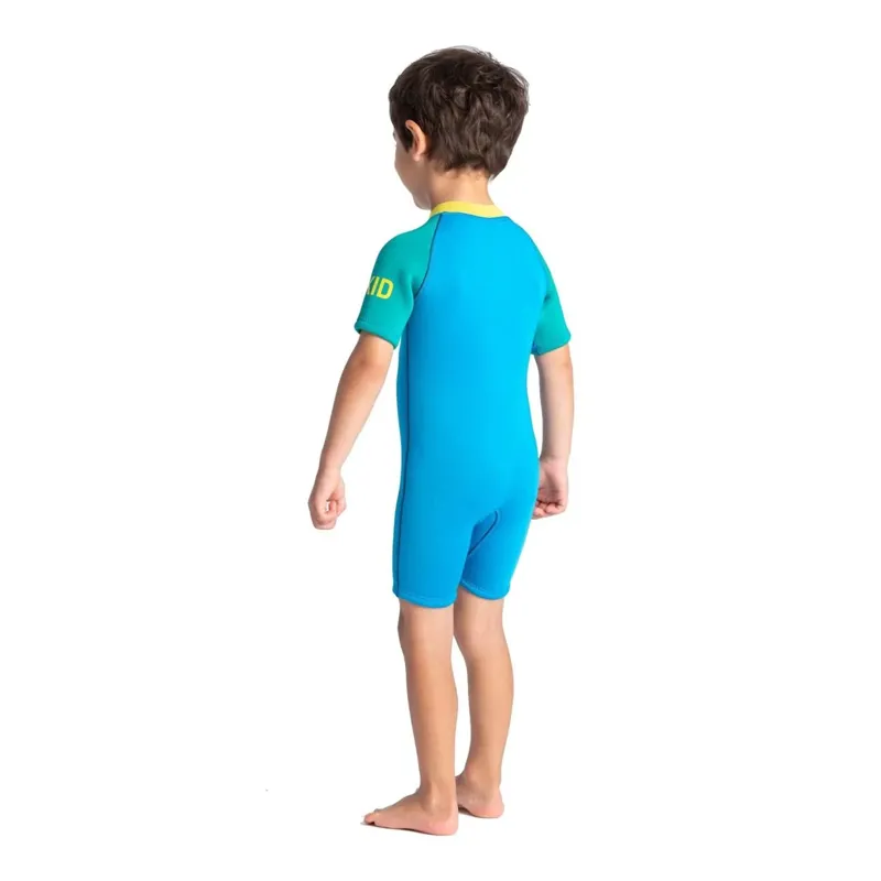 C-Skins C-Kid Baby Shorti Wetsuit CYAN/YELLOW-5
